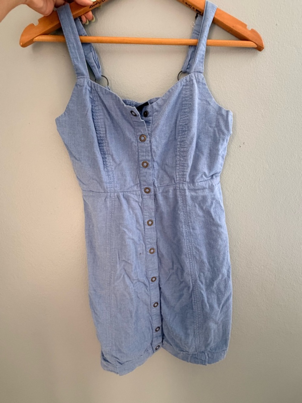Hurley Light Blue Denim Sundress XS